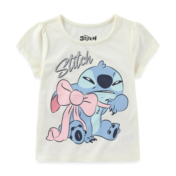 Disney Lilo & Stitch Short Sleeve T-Shirt (Girls), Sizes 4-10
