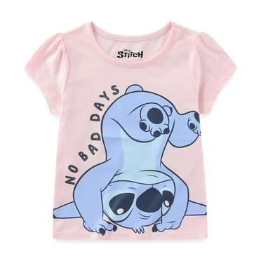 Disney Lilo & Stitch Short Sleeve T-Shirt (Girls), Sizes 4-10