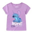 thumbnail image 1 of Disney Lilo & Stitch Short Sleeve T-Shirt (Girls), Sizes 5-10, 1 of 4