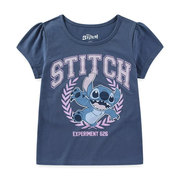 Disney Lilo & Stitch Short Sleeve T-Shirt (Girls), Sizes 5-12