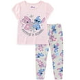 thumbnail image 1 of Disney Lilo & Stitch Short Sleeve T-Shirt and Legging Pants Set (Girls), 2 Piece Set, Sizes 4-12, 1 of 7