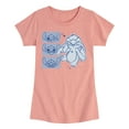thumbnail image 1 of Disney - Lilo & Stitch - Sketch Drawing Of Stitch - Toddler & Youth Girls Short Sleeve Graphic T-Shirt, 1 of 5