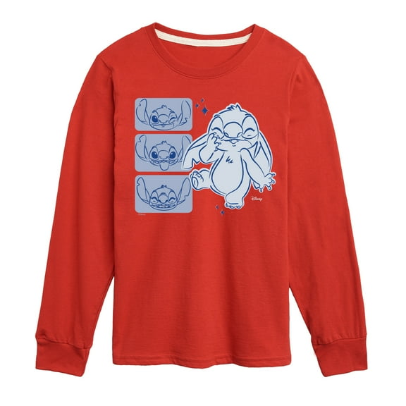 Disney - Lilo & Stitch - Sketch Drawing Of Stitch - Toddler & Youth Long Sleeve Graphic T-Shirt