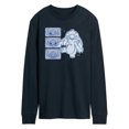 thumbnail image 1 of Disney - Lilo & Stitch - Sketched Faces of Stitch - Men's Long Sleeve T-Shirt, 1 of 5