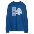 thumbnail image 1 of Disney - Lilo & Stitch - Sketched Faces of Stitch - Men's Long Sleeve T-Shirt, 1 of 5