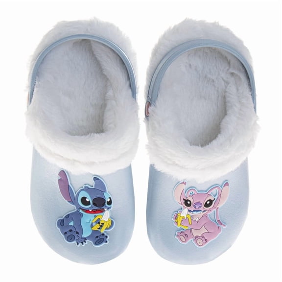 Disney Lilo and Stitch Slip On Clogs , Light Blue, Size: 0405