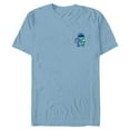 thumbnail image 1 of Disney Lilo & Stitch Small Pose - Short Sleeve Blended T-Shirt for Adults - Customized-Ocean Blue, 1 of 5
