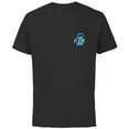 thumbnail image 1 of Disney Lilo & Stitch Small Pose - Short Sleeve Cotton T-Shirt for Adults - Customized-Black, 1 of 5