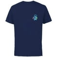 thumbnail image 1 of Disney Lilo & Stitch Small Pose - Short Sleeve Cotton T-Shirt for Adults - Customized-Navy, 1 of 5