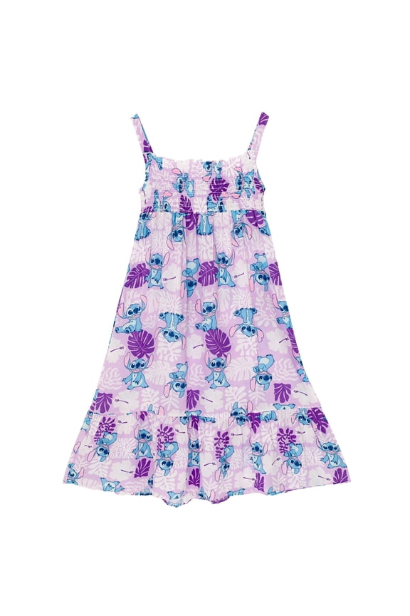Lilo & Stitch Smocked Maxi Dress Little Kid to Big