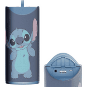 Disney Lilo and Stitch Splashproof Rechargeable Portable Speaker, Home Audio Gift for Stitch Fans