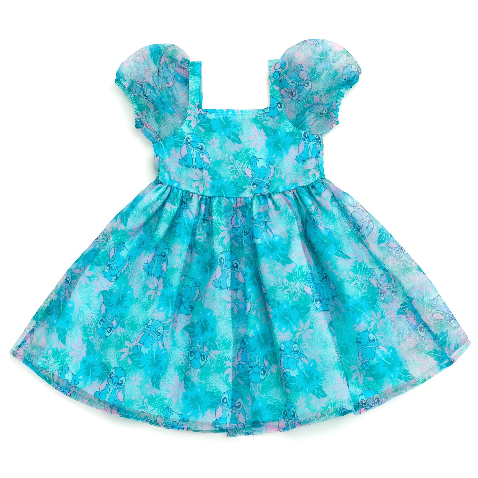 Disney Lilo & Stitch Square Neck Pleated Dress Toddler to Big Kid - Walmart.com Disney Lilo & Stitch Square Neck Pleated Dress Toddler to Big Kid - Walmart.com