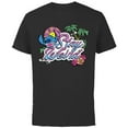 thumbnail image 1 of Disney Lilo & Stitch Stay Weird - Short Sleeve Cotton T-Shirt for Adults -Customized-Black, 1 of 5