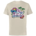 thumbnail image 1 of Disney Lilo & Stitch Stay Weird - Short Sleeve Cotton T-Shirt for Adults -Customized-Natural, 1 of 5