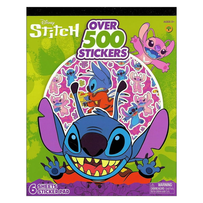 Disney Lilo & Stitch Large Sticker Book for Kids Crafts, Over 500