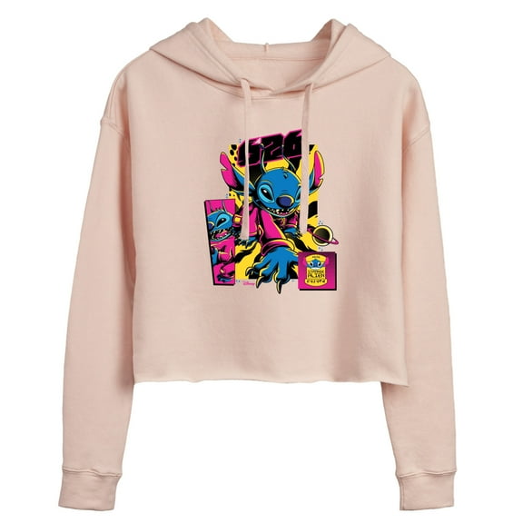 Disney - Lilo & Stitch - Stitch 626 Comic Page - Juniors Cropped Pullover Hoodie