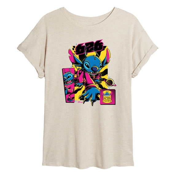 Disney - Lilo & Stitch - Stitch 626 Comic Page - Women's Oversized T-Shirt