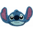 thumbnail image 1 of Disney Lilo & Stitch Stitch Face 4ft x 2ft Fluffy Plush Tufted Area Rug - Kids Home Décor, 1 of 4
