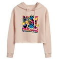 thumbnail image 1 of Disney - Lilo & Stitch - Stitch Flipped Comic Page - Juniors Cropped Pullover Hoodie, 1 of 5