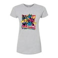 thumbnail image 1 of Disney - Lilo & Stitch - Stitch Flipped Comic Page - Juniors Fitted Graphic T-Shirt, 1 of 5
