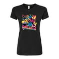 thumbnail image 1 of Disney - Lilo & Stitch - Stitch Flipped Comic Page - Juniors Fitted Graphic T-Shirt, 1 of 5