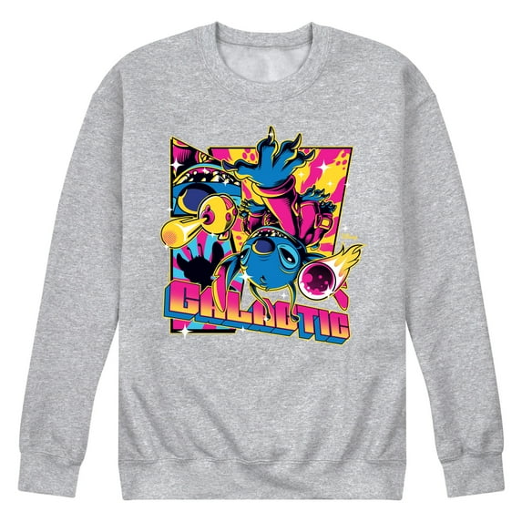 Disney - Lilo & Stitch - Stitch Flipped Comic Page - Men's Crew Neck Fleece Pullover