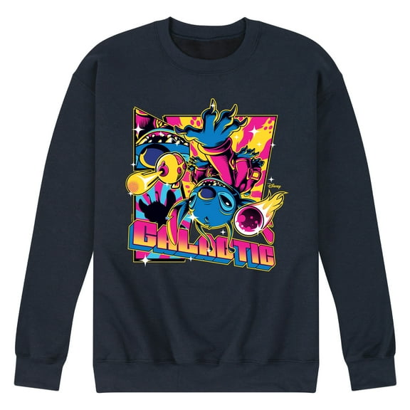 Disney - Lilo & Stitch - Stitch Flipped Comic Page - Men's Crew Neck Fleece Pullover