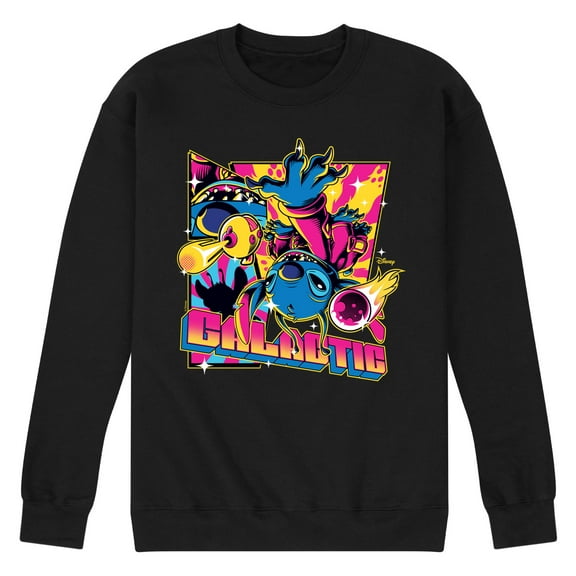 Disney - Lilo & Stitch - Stitch Flipped Comic Page - Men's Crew Neck Fleece Pullover
