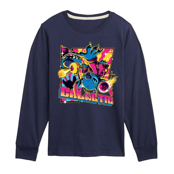 Disney - Lilo & Stitch - Stitch Flipped Comic Page - Toddler & Youth Long Sleeve Graphic T-Shirt