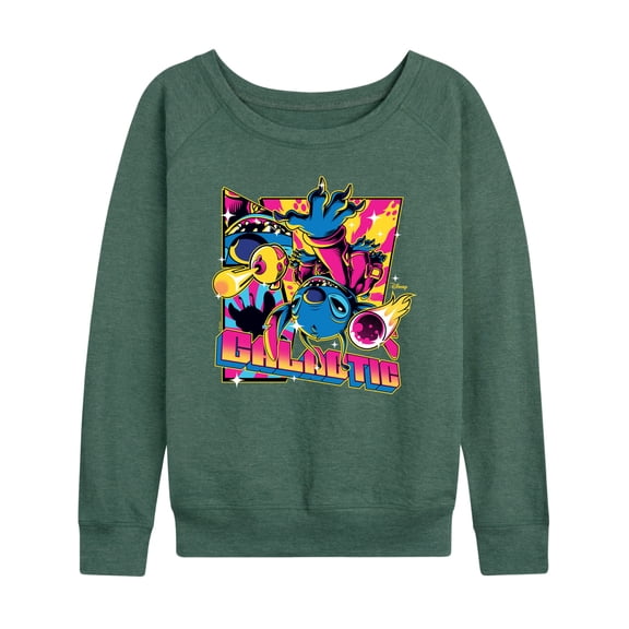 Disney - Lilo & Stitch - Stitch Flipped Comic Page - Women's Lightweight French Terry Long Sleeve Shirt