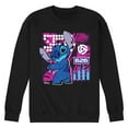 thumbnail image 1 of Disney - Lilo & Stitch - Stitch Grid - Men's Crew Neck Fleece Pullover, 1 of 5