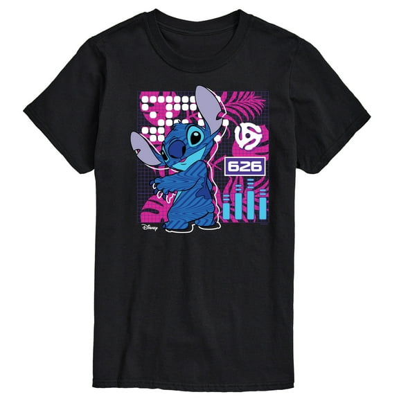 Disney - Lilo & Stitch - Stitch Grid - Men's Short Sleeve Graphic T-Shirt