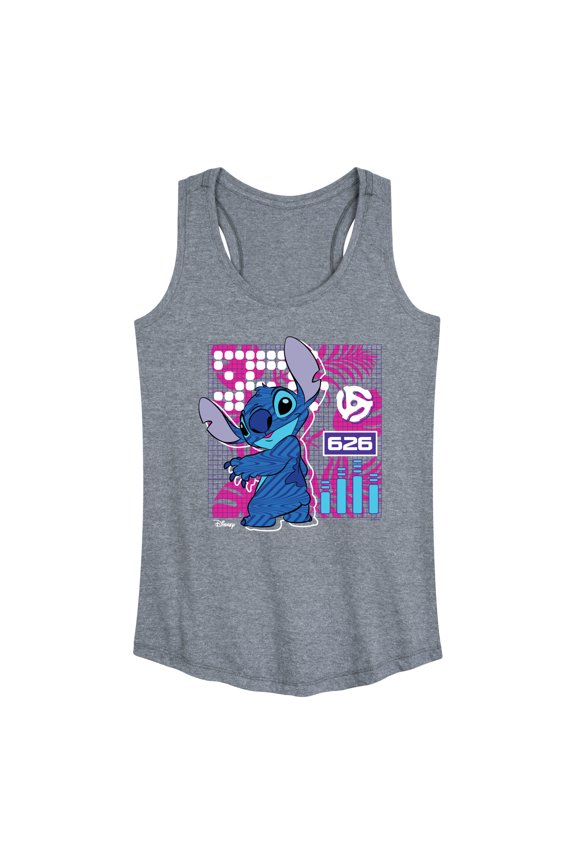 - Lilo & Stitch - Stitch Grid - Women's Racerback Tank Top