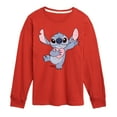 thumbnail image 1 of Disney - Lilo & Stitch - Stitch Hearts You - Toddler & Youth Long Sleeve Graphic T-Shirt, 1 of 5