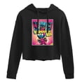 thumbnail image 1 of Disney - Lilo & Stitch - Stitch Tri Panel Page - Juniors Cropped Pullover Hoodie, 1 of 5