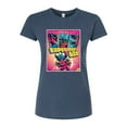 thumbnail image 1 of Disney - Lilo & Stitch - Stitch Tri Panel Page - Juniors Fitted Graphic T-Shirt, 1 of 5