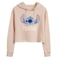 thumbnail image 1 of Disney - Lilo & Stitch - Stitch's A Pastel Cutie - Juniors Cropped Pullover Hoodie, 1 of 4