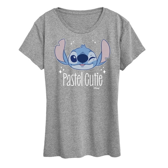 Disney - Lilo & Stitch - Stitch's A Pastel Cutie - Women's Short Sleeve Graphic T-Shirt