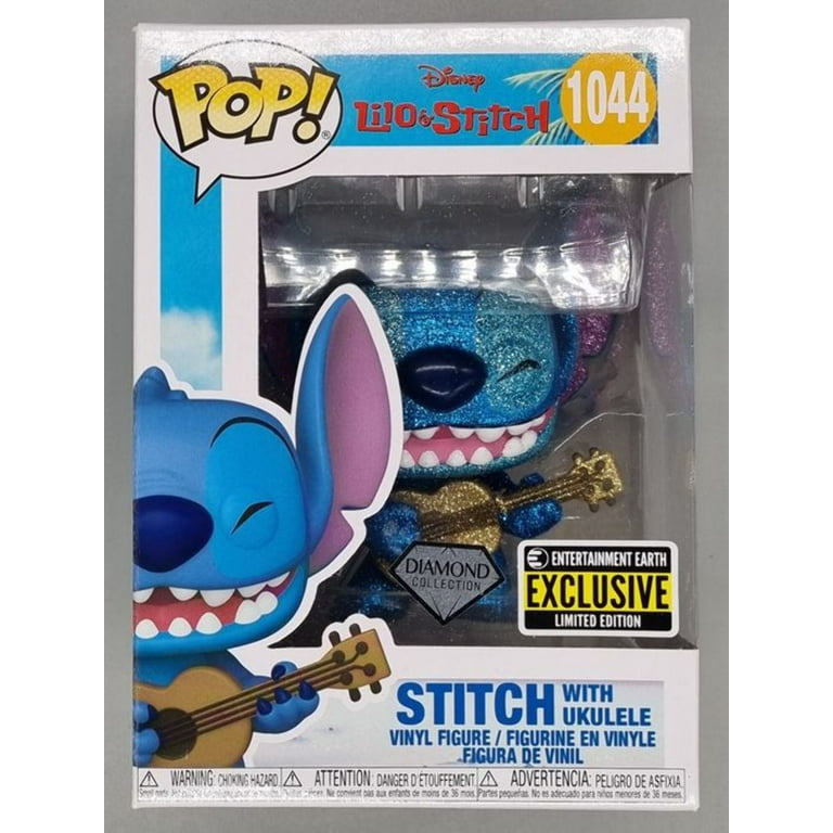 Disney Lilo & Stitch Stitch with Ukulele Diamond Glitter POP