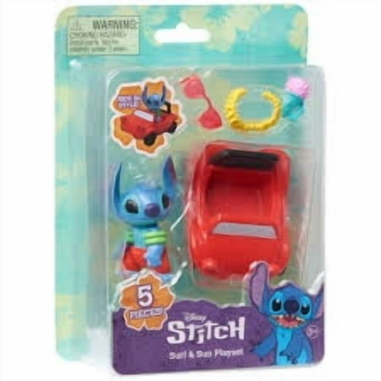 Disney Lilo & Stitch Surf Action Figure Set, Beach Playset