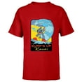 thumbnail image 1 of Disney Lilo & Stitch Surf’s Up Kauai - Short Sleeve T-Shirt for Kids - Customized-Red, 1 of 5