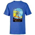 thumbnail image 1 of Disney Lilo & Stitch Surf’s Up Kauai - Short Sleeve T-Shirt for Kids - Customized-Royal, 1 of 5