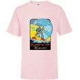 thumbnail image 1 of Disney Lilo & Stitch Surf’s Up Kauai - Short Sleeve T-Shirt for Kids - Customized-Soft Pink, 1 of 5