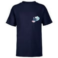 thumbnail image 1 of Disney Lilo & Stitch Surfin’ Stitch - Short Sleeve T-Shirt for Kids - Customized-Navy, 1 of 5