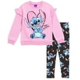 thumbnail image 1 of Disney Lilo & Stitch Sweatshirt and Leggings Outfit Set Little Kid to Big Kid, 1 of 5
