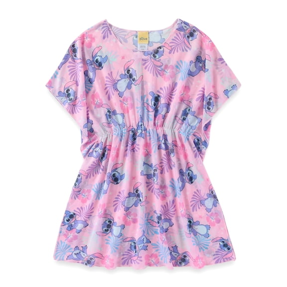 Disney Lilo & Stitch Swim Cover-Up (Girls), Sizes 4-12