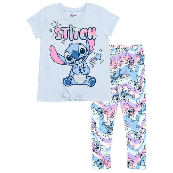 Disney Lilo & Stitch T-Shirt and Leggings Outfit Set Little Kid to Big Kid