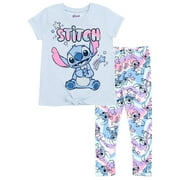 Disney Lilo & Stitch T-Shirt and Leggings Outfit Set Little Kid to Big Kid