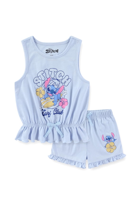 Lilo & Stitch Tank Top and Shorts Set (Girls), 2 Piece Set, Sizes 4-12