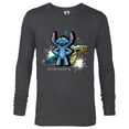 thumbnail image 1 of Disney Lilo & Stitch Techno Interplanetary Stitch - Long Sleeve T-Shirt for Men - Customized-Charcoal Heather, 1 of 5